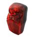 NEAN LED Bicycle Dynamo rear light protective sheet rear light with reflector and parking light bicycle light with STVZO approval outdoor reflecting rear lamp 7 candela red