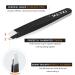 Mayki Black 6PCS Professional Stainless Steel Eyebrow Tweezers Set for Precision Hair Removal - Ideal for Women, Men, Ingrown Hairs, Splinters, and Ticks - Buy Online on SooperMarket.com