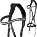 Heinick-Reitsport Bridle Bitless Crossunder/Crossover bitless bridle Black Series Diamond Warmblood Selection