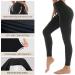 Laite Hebe High Waisted Leggings 4-pack for Women, Tummy Control Yoga Pants, Black, S-M - Buy Online on SooperMarket.com