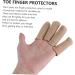 FOMIYES 2 Pairs Silicone Gel Finger Guard Sleeves for Toe Blister Protection - Buy Online on SooperMarket.com