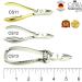 Camila Solingen CS12 Professional 4 Fingernail Toenail Nipper/Cutter - Heavy Duty Precision Stainless Steel Blade - Solingen Germany (Silver) - Buy Online on SooperMarket.com