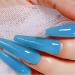 Lofuanna Poly Nail Gel Set - 60ml Blue Nail Extension Gel Kit | All-in-One with Slip Solution Nail Forms Brush & Glass Cup | Perfect for Beginners - Nail Art Design - Buy Online on SooperMarket.com