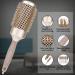 5PCS Round Brush Set with Boar Bristle Curved Vented Hair Brush - Nano Thermal Ceramic & Ionic Tech for Healthy, Shiny Hair - Buy Online on SooperMarket.com