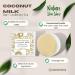 Coconut Milk Solid Bar Conditioner - Natural Sulfate Free Plastic Free Eco-Friendly Cruelty-Free & Vegan for All Hair Types - 4 oz - Buy Online on SooperMarket.com