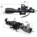 UUQ 4-16x50 AO Rifle Scope with Red/Green Reticle & Green Laser + Reflex Red Dot Sight - 5 Brightness Modes - Buy Online on SooperMarket.com
