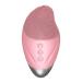 Maodom Face Cleansing Brush Soft Silicone Face Cleansing Brush | Vibrating Rechargeable Waterproof Skin Care Tool for Firming Enhances Product Absorption Pink (English)
