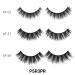 Laflare 3D Cashmere False Eyelashes 3 Pcs Multipack - Ultra Soft Wispy Glamour | Cruelty-Free & Reusable Fake Eyelashes - Eco Pack (PSR3PR) - Buy Online on SooperMarket.com