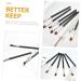 Angoily 100pcs Eye Shadow Brush Face Makeup Foundation Beauty Kit Handle Powder Applicator Miss Girl - Buy Online on SooperMarket.com