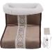 Buy PSPSOP Heated Foot Warmer with Removable Lining - 110-240V EU Electric Heating Pillows & 5-Step Thermostat for Office Use - International Shipping Available - Buy Online on SooperMarket.com