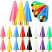HLELU 16 Pieces Nail Rhinestones Picker Replacement Tips for Nail Dotting Pen to Pick Up Nail Gem Jewelry