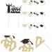 MAGICLULU 13pcs Graduation Season Cake Insert Cardstock Topper Graduate Dessert Toppers Graduation Baking Topper 2022 Cupcake Topper Congrats Desserts Inserts Toothpick Glitter Paper Food - Buy Online on SooperMarket.com