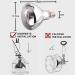 Buy Dernord 100W UV Heat Lamp for Turtles Geckos & Terrariums - Full Spectrum E27 Solar Spotlight - Buy Online on SooperMarket.com