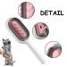 Universal Cat Brush for Long & Short Haired Cats - Cats Ridge Water Brush & Hair Remover | Rosa - Buy Online on SooperMarket.com