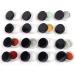 30 Pieces 5g Black Cosmetic Containers with Mini Spatula - Clear Sample Jars for Lotion Lip Balm & Cream | Perfect for Nail Accessories - Buy Online on SooperMarket.com