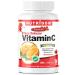 Nutridom Timed-Release Vitamin C 1 000mg with Citrus Bioflavonoids 100mg & Rose hip 100mg - Ascorbic Acid Supplement - Vegan-Friendly Non-GMO Gluten-free Soy-free Dairy-free 4 month supply (120 Tablets)