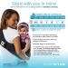Baby K'tan Original Baby Wrap Carrier - Black, Medium Size for Women 10-14 & Men 39-42 - No Rings or Buckles - Carry Newborn up to 35 lbs - Buy Online on SooperMarket.com