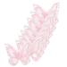 STOBOK 30pcs Mesh Butterfly Patch Clothes Caps Organza Butterflies Sewing Patches Clothing The Fabric