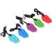Alomejor 5pcs Silicone Teething Necklace - Soothing Baby Teethers for Gum Relief | International Shipping Available - Buy Online on SooperMarket.com