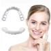 2 PCS Temporary Dentures Teeth for Women and Men - Perfect Fake Teeth to Cover Imperfections in Upper and Lower Jaw - Buy Online on SooperMarket.com