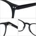 ZENOTTIC Vintage Round Glasses Frame - Retro Clear Lens Nerd Glasses for Men & Women - C3 Black - Stylish & Prescription-Free - Buy Online on SooperMarket.com