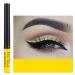 DekRion Liquid Eyeliner  Matte Colored Eyeliners  Yellow Eyeliner  White Black Red Brown Green Purple Waterproof High-pigmented Colorful Eyeliners Eye Makeup  1PC Yellow 09Yellow