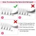 6D-C-0.07-11mm Short Stem Pre Made Fan Eyelash Extensions - Russian Volume Lashes 0.07 - 11mm Length - Buy Online on SooperMarket.com