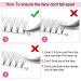 6D-C-0.10-Mix Short Stem Eyelash Extensions - Finished Volume Eyelash Compartments (0.10 C Curl 8-14 mm) - Shop Internationally - Buy Online on SooperMarket.com