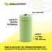 Buy Exell 2/3AA NiMH 700mAh Rechargeable Battery - Ideal for Dust Busters & Lascar EL-USB-1-PRO | International Shipping Available - Buy Online on SooperMarket.com