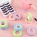 Breathable Eyelash Extension Tape Kit - 4 Colors with Heart Shaped Cutter, 12 Rolls - Non Woven Adhesive for Makeup - Buy Online on SooperMarket.com