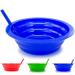 USA-Made BPA Free Sippy Bowl Kids Cereal Bowls With Straw Built In! 6 Pack. Child-Safe & Perfect Soup Sipper For Kids To Drink Leftover Milk & Melted Ice Cream Without Making A Mess!