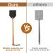 Peutier 2Stk Leather Fly Swatter - 49.5cm Durable Wooden Handle for Indoor & Outdoor Use | Black & Brown - Buy Online on SooperMarket.com