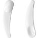 100Pcs Mini Disposable Curved Cosmetic Spoons | Multi-functional Facial Mask Spatula - White | International Shipping - Buy Online on SooperMarket.com