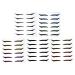 Gogogmee 36 Pairs Glitter Eyeliner Adhesive Eyelid Strips Double Eyelid Strips Double-sided Tape Sticker