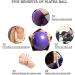 9-Inch Mini Yoga Ball for Home Exercise Pilates & Physical Therapy - Purple - Buy Online on SooperMarket.com