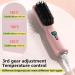 TOPINCN Hair Straightener Brush - 2-in-1 Electric Hot Comb with 11 Temperature Settings | Portable Anti-Scald Straightening Brush for Travel - Buy Online on SooperMarket.com