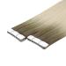 Youngsee Virgin Tape Extensions - 50cm Balayage Real Hair Invisible Light Brown Ombre #9A/10/800 - 5pcs 12.5g - Buy Online on SooperMarket.com