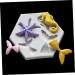 MAGICLULU DIY Baking Mold 4 Pcs Mold Cake Silica Gel Fudge Silicone Sweet Mould 9X7.5X0.8CMx2pcs Greyx2pcs - Buy Online on SooperMarket.com