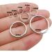 250pcs Stainless Steel Split Rings Double Loop Jump Rings for Jewelry Making - 1.0x12mm-12653 - Buy Online on SooperMarket.com