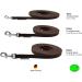Buy Towline Biothane Dog Leash for Small Dogs - Durable No Hand Loop Various Lengths (3m 5m 10m 15m) - Brown - Buy Online on SooperMarket.com