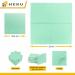 HEKU 100 Single-Colored Napkins - 3-Layer Mint Green 33x33cm | Highly Absorbent & Stylish for Events | Practical 5-Pack - International Shipping Available - Buy Online on SooperMarket.com