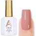 AILLSA Nude Gel Nail Polish 15 ML - Red Nude Color Gel Varnish | Soak Off UV/LED | Autumn & Winter Shade | Salon & Home Use - Buy Online on SooperMarket.com