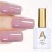 AILLSA Nude Gel Nail Polish 15 ML Color Gel Polish Gel Nail Varnish Soak Off UV/LED Nail Lamp Autumn & Winter Color Nail Polish Salon & Home Use Dusty Rose