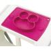 Silicone Divided Toddler Plates - Non Slip Suction Plates for Babies & Kids - BPA Free FDA Approved - 7owl-red - Buy Online on SooperMarket.com