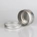Basic Packing: 12 pcs 80ml Silver Aluminum Jars with Screw Caps - Ideal for Cosmetics & Crafts - Buy Online on SooperMarket.com