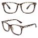 CN92 Classic nerd glasses round keyhole 40s 50s panto glasses vintage look clear lens A multicolored brown