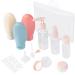 Travel Size Bottles for Toiletries Skincare Makeup Cosmetic Leakproof Refillable TSA Approved Carry on Airplane Accessories Essentials 13PCS