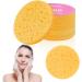 AUAUY Compressed Facial Sponges 60 Count Cellulose Facial Sponges for Daily Cleansing 100% Natural Wood Pulp Cotton Face Washing Sponge for Facial Cleansing Exfoliating Mask Makeup Removal 60 Beige - Buy Online on SooperMarket.com