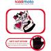 KIDDIMOTO Fingerless Children's Cycling Gloves | Boys & Girls Bike Gloves - Love Design (Size S 2-5 years) - International Shipping Available - Buy Online on SooperMarket.com