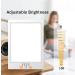 Light Therapy Lamp 10000 Lux UV-Free LED White Warm Light with Adjustable Brightness 4 Timer and 360 Rotatable Stand White - Buy Online on SooperMarket.com